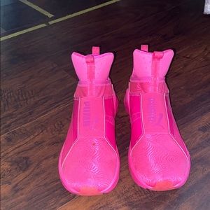 Puma sneakers (hot pink) size 7.5.
